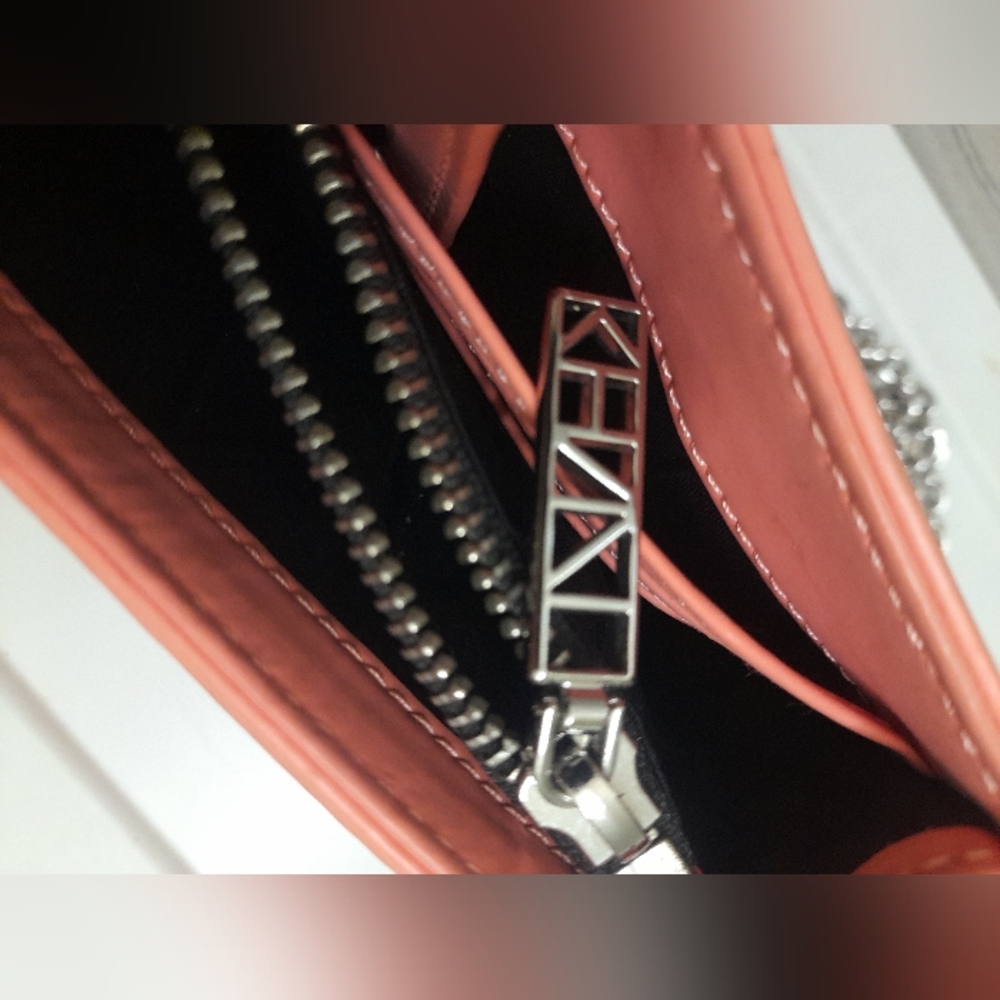 KENZO Kalifornia Coral Chain Strap Mini Crossbody Shoulder Bag Y2k - Picture 14 of 16